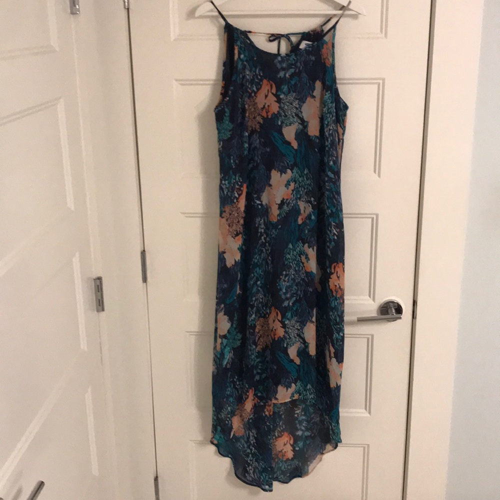Silky, floral dress